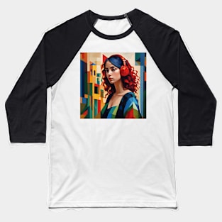 pixel girls potrait Baseball T-Shirt